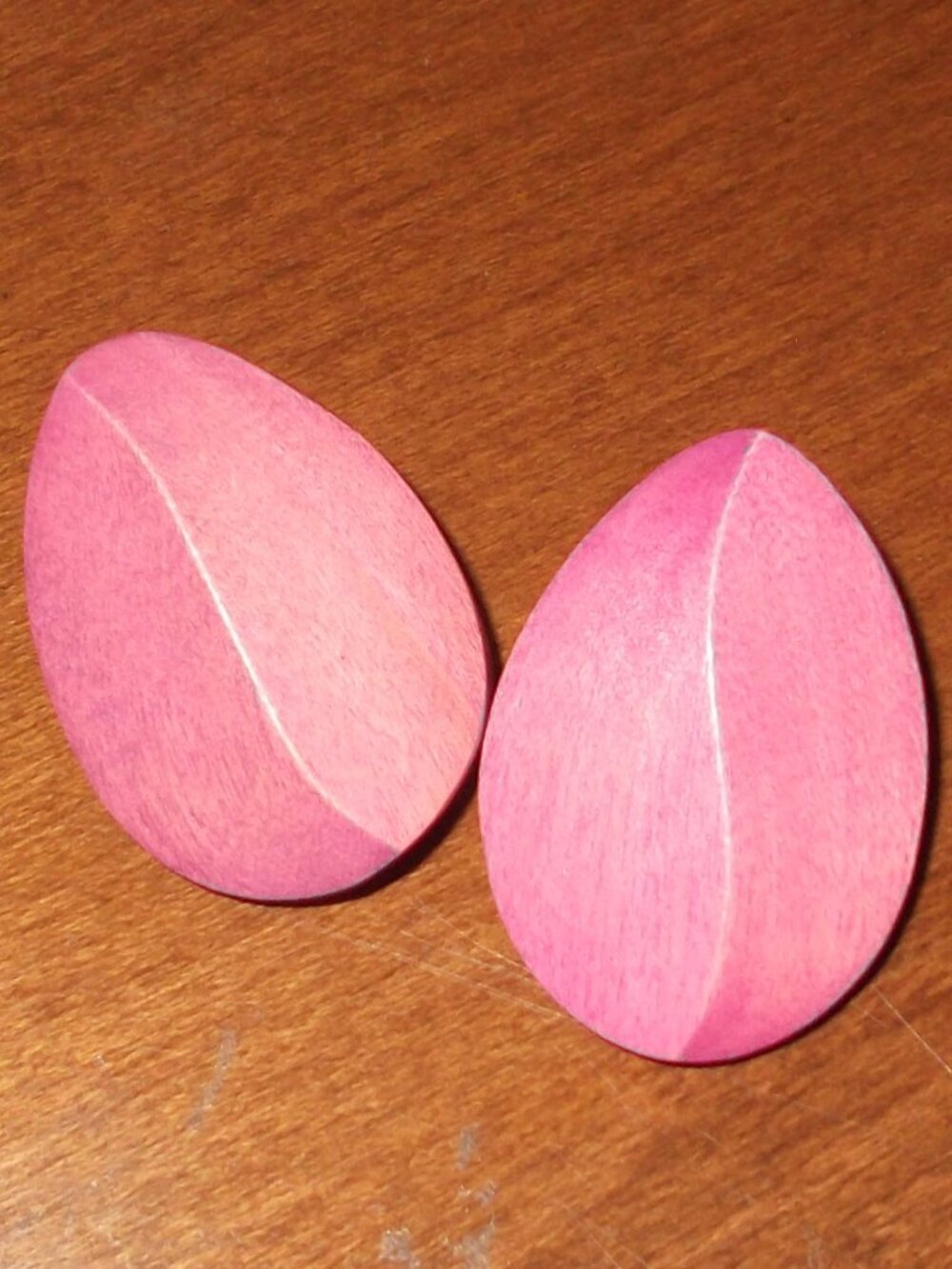Laura Tyler vintage wooden earrings